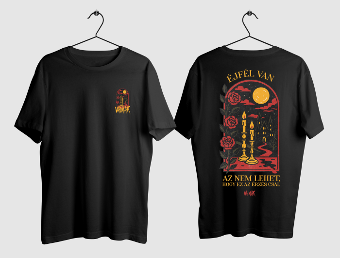 Éjfél van oversize unisex póló 